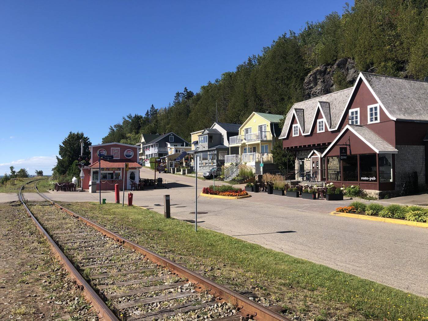 pueblo de La Malbaie en los alrededores de Charlevoix pueblo de La Malbaie en Charlevoix