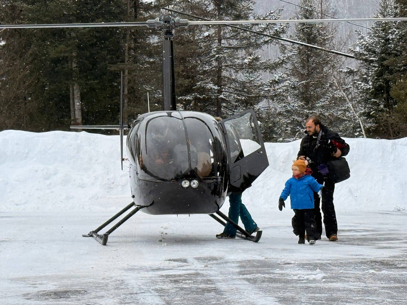 Primer vuelo en helicóptero Nuestro primer vuelo en helicóptero en Canadá