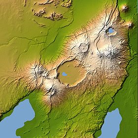 mapa del cráter del Ngorongoro mapa del Ngorongoro