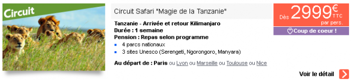 ejemplo de precio de un safari en Tanzania precio por una semana en Tanzania
