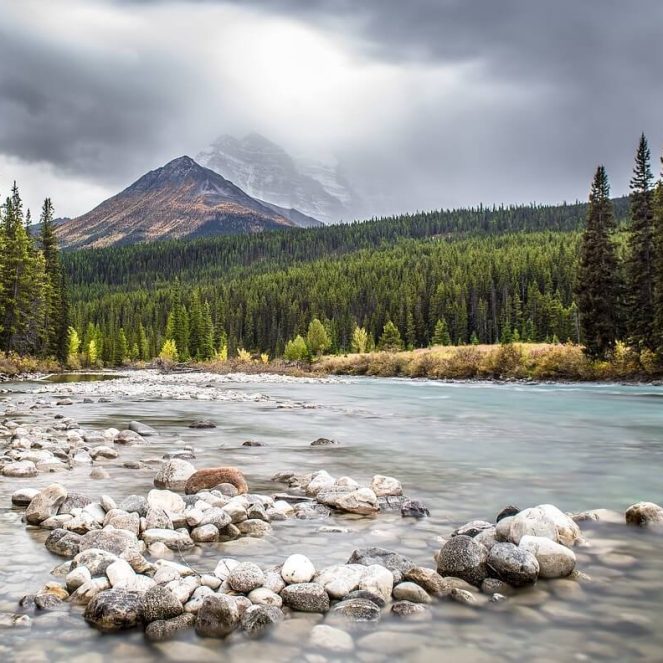 senderismo en Banff, Canadá viaje por carretera por el Parque Nacional Banff