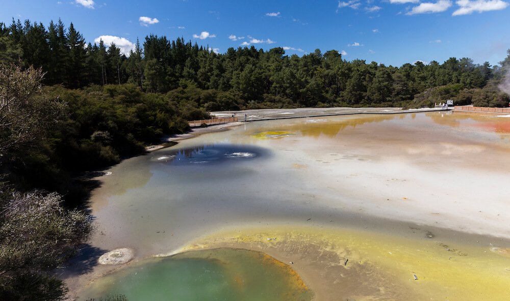 asombrosos colores de Wai-O-Tapu colores de Wai-O-Tapu