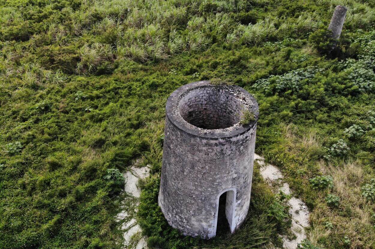 molino visto con dron en Marie-Galante molino visto con dron en Marie-Galante