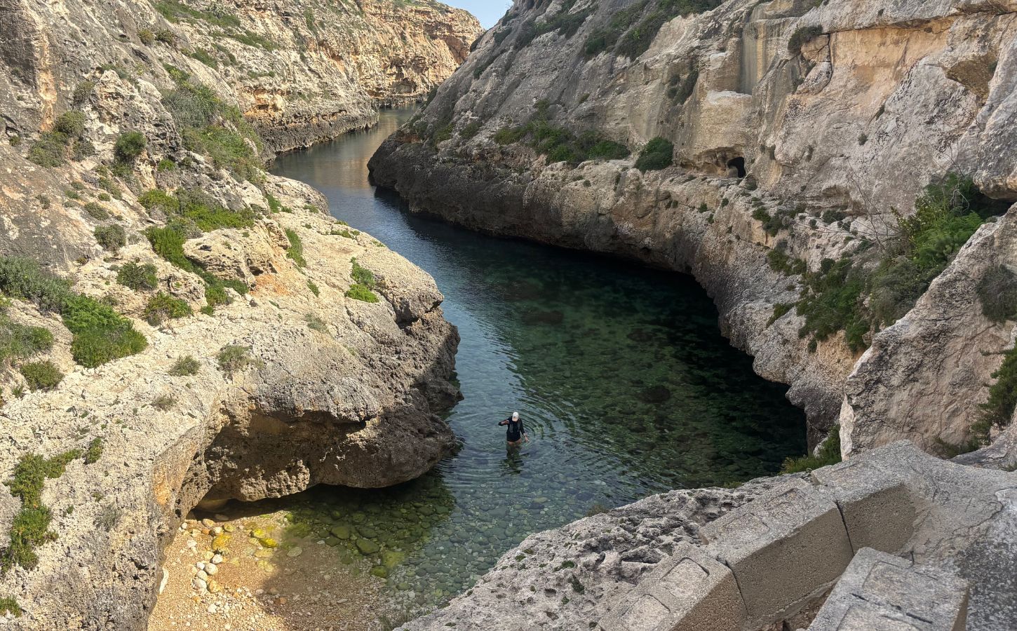 Cala de Wied Il Ghasri Wied Il Ghasri, un lugar imprescindible
