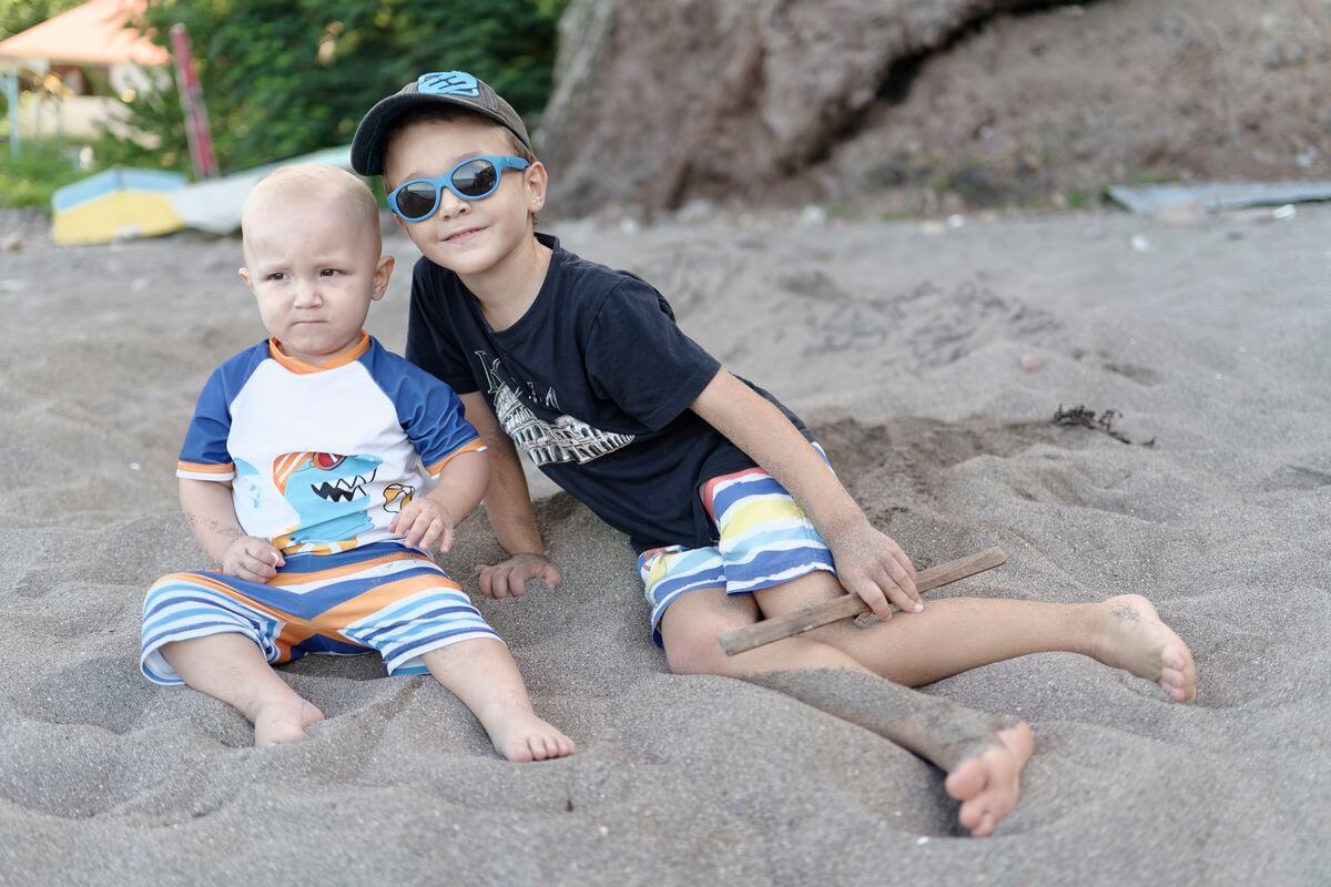 nuestros niños en Terre-de-Bas niños en Terre-de-Bas, Guadalupe
