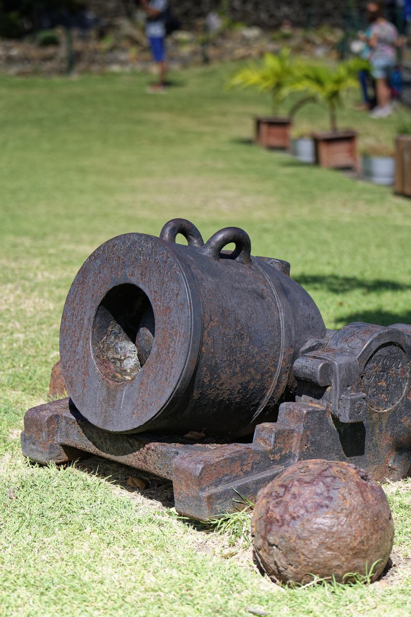fuerte Napoleón en Terre-de-Haut detalle del fuerte Napoleón