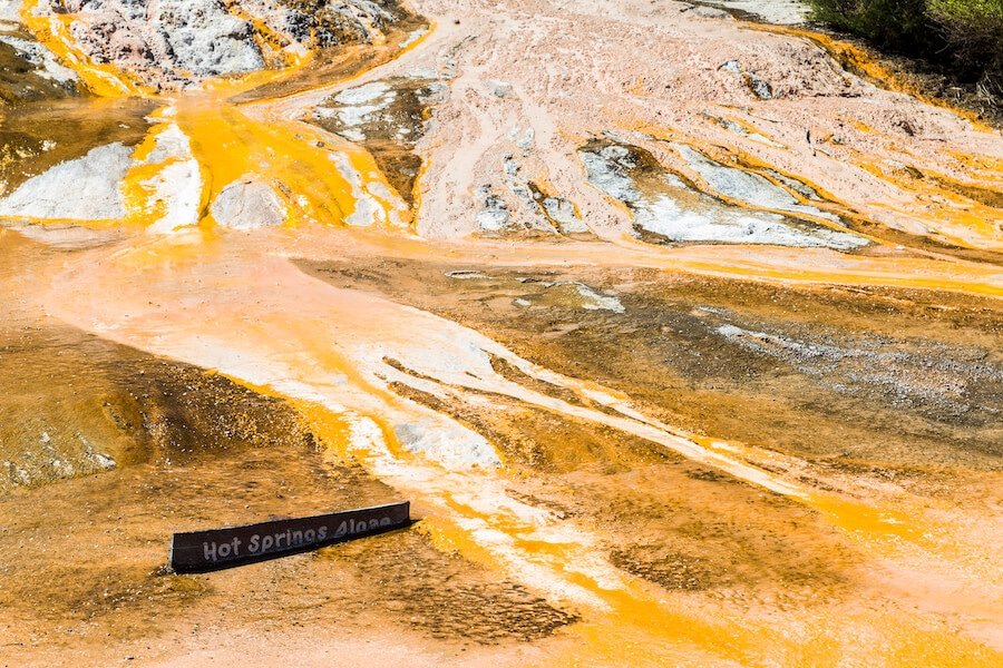 géiser de Orakei Korako, Nueva Zelanda colores de Orakei Korako