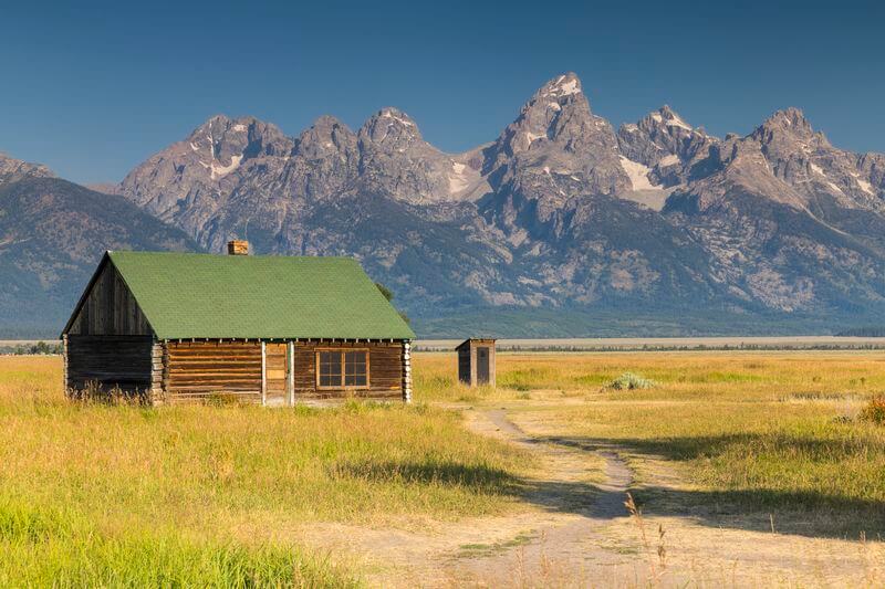 zona de Mormon Row dentro del Parque Nacional Grand Teton paisajes del Parque Nacional Grand Teton en Estados Unidos