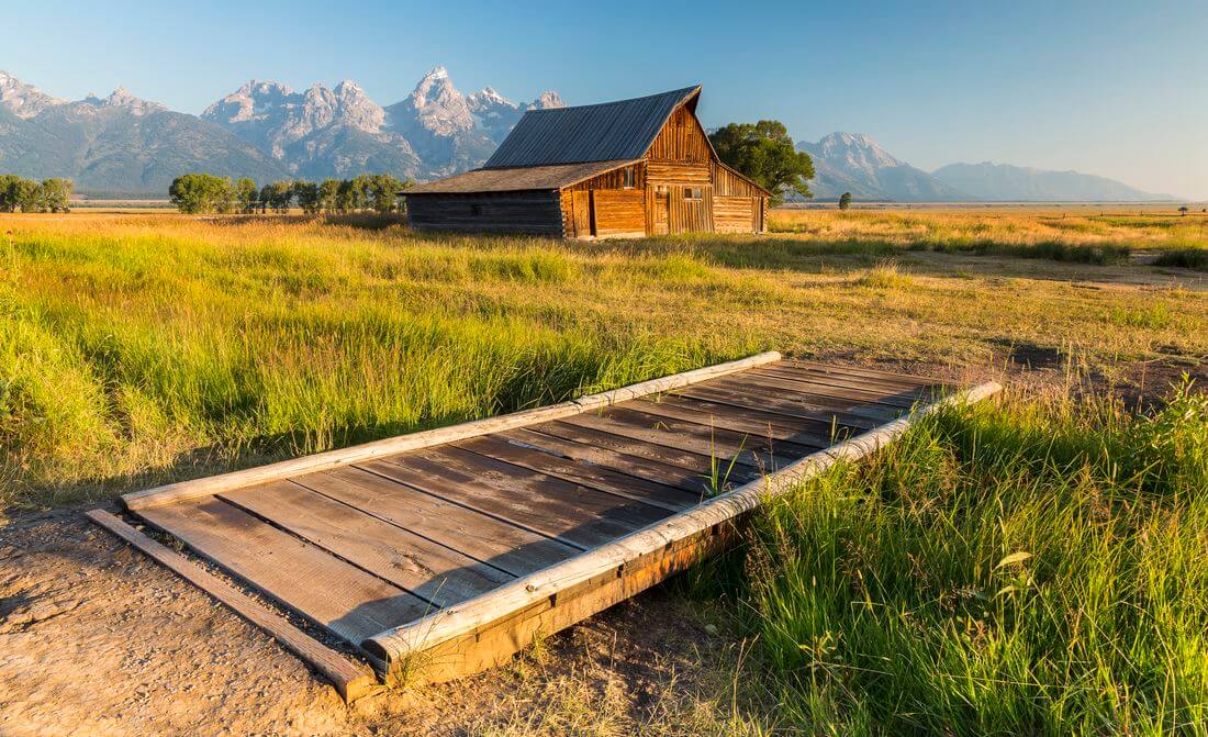 granero Moulton, Grand Teton zona del granero Moulton