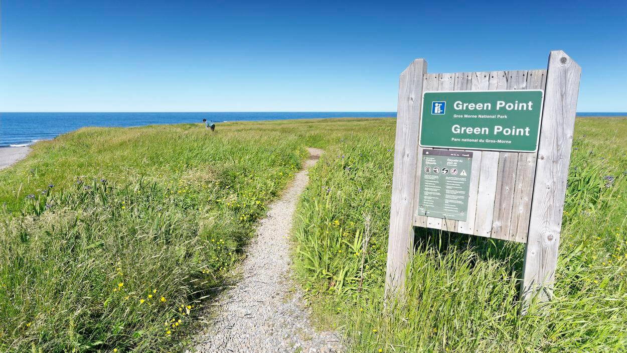 Green Point en el Parque Nacional Gros Morne senderismo en Green Point