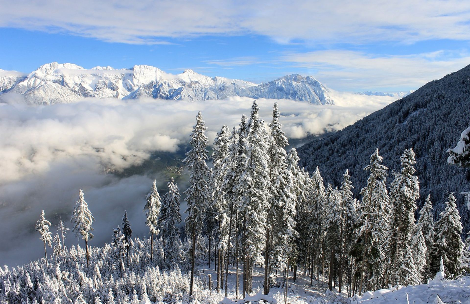 motonieve en invierno en Quebec paisajes cubiertos de nieve en Quebec