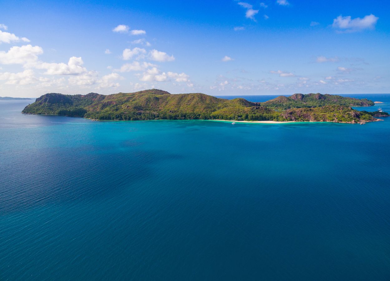 isla Curieuse, Seychelles isla aislada en las Seychelles