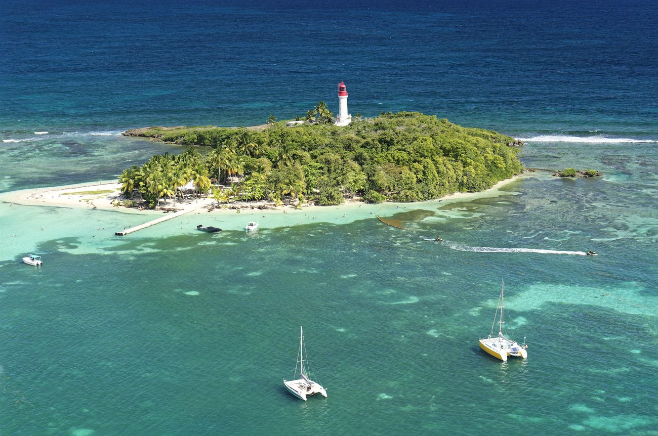 vuelo en hidroavión a Îlet du Gosier isla Gosier