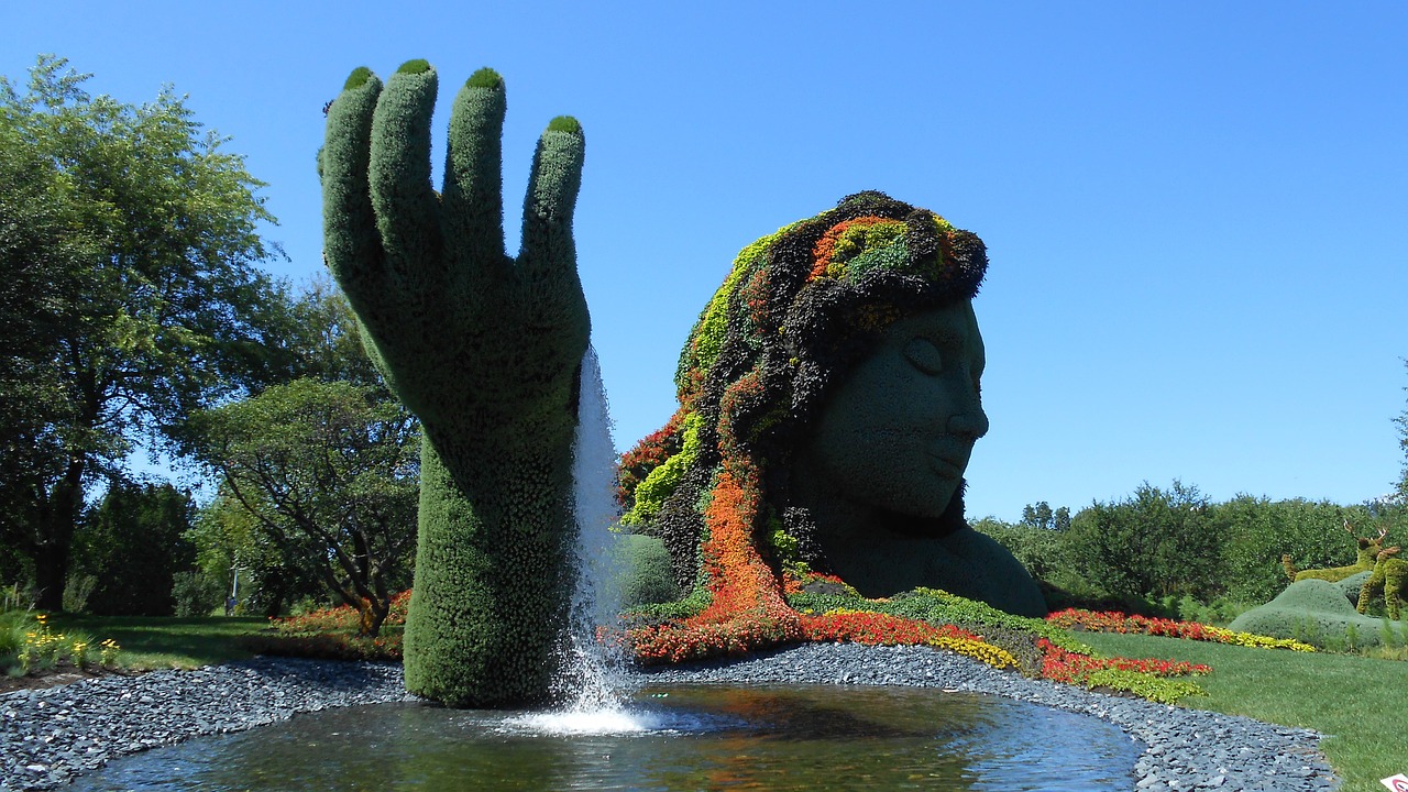 jardín botánico montreal Vista del Jardín Botánico de Montreal