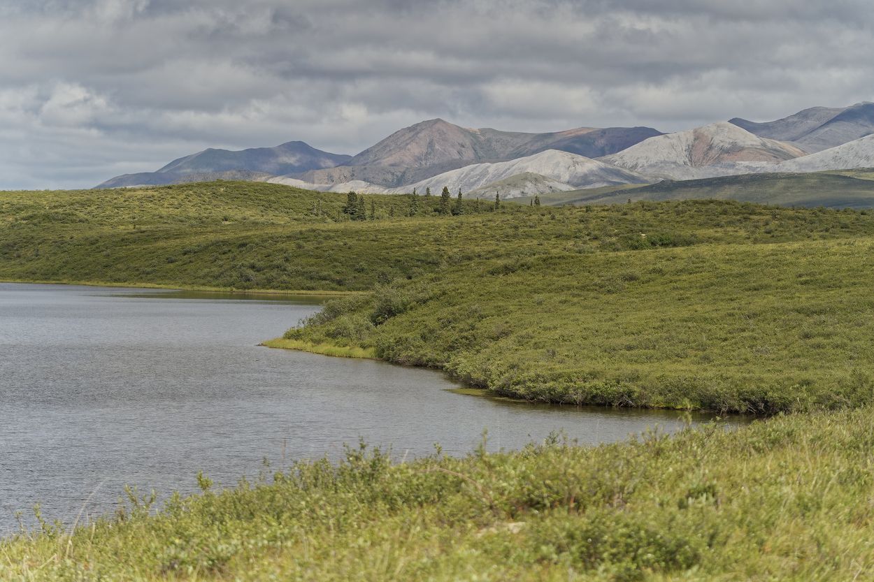 Justo antes de Tuktoyaktuk Tuktoyaktuk en Canadá