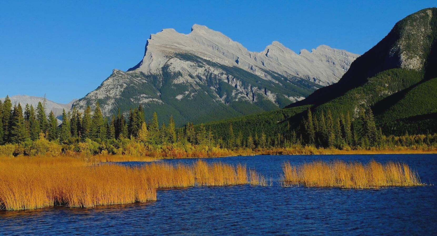 lago Vermillon en el Parque Nacional Banff lago Vermillon, Parque Nacional Banff