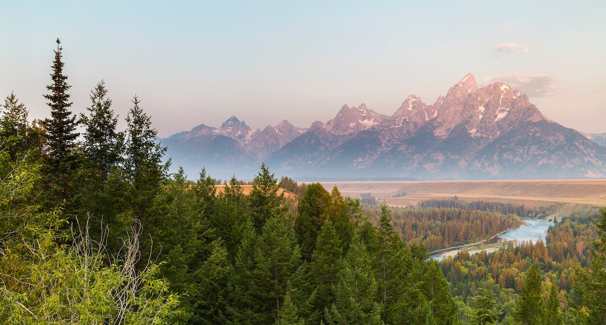 vista del Parque Nacional Grand Teton vista del Teton en el Parque Nacional Grand Teton