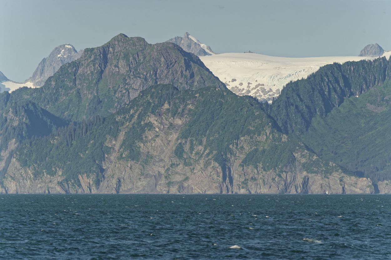 paisajes de los fiordos Kenai en el fiordo Kenai