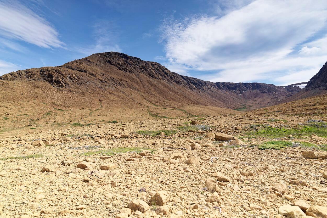 paisajes lunares en las Tablelands de Gros Morne paisajes en las Tablelands de Gros Morne