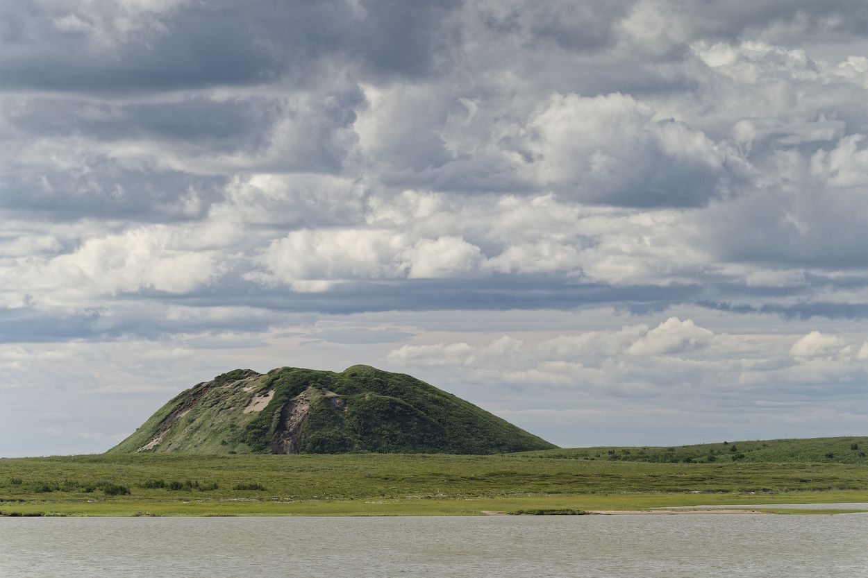 pingo en Tuktoyaktuk pingo en Tuktoyaktuk