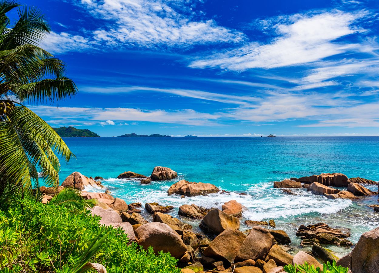 playa en las Seychelles, una visita obligada disfrutando de las playas de las Seychelles