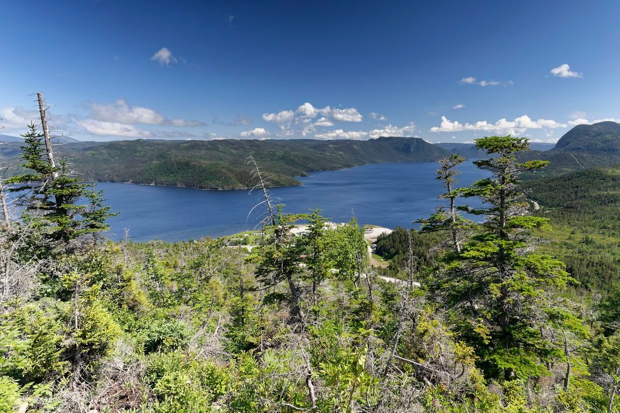 mirador en el sendero Lookout, Gros Morne mirador en el sendero Lookout, Gros Morne