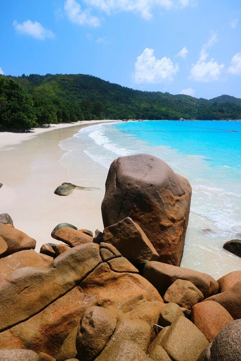 playa en la isla de Praslin playa en Praslin