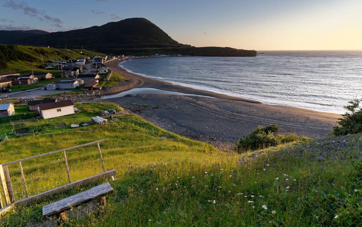 senderismo por el Eastern Point Trail, Gros Morne senderismo en el río Trout