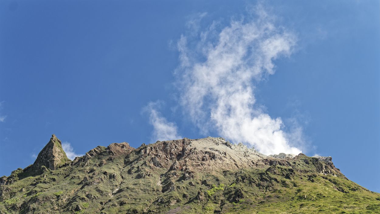 senderismo en La Soufrière senderismo en La Soufrière en Guadalupe