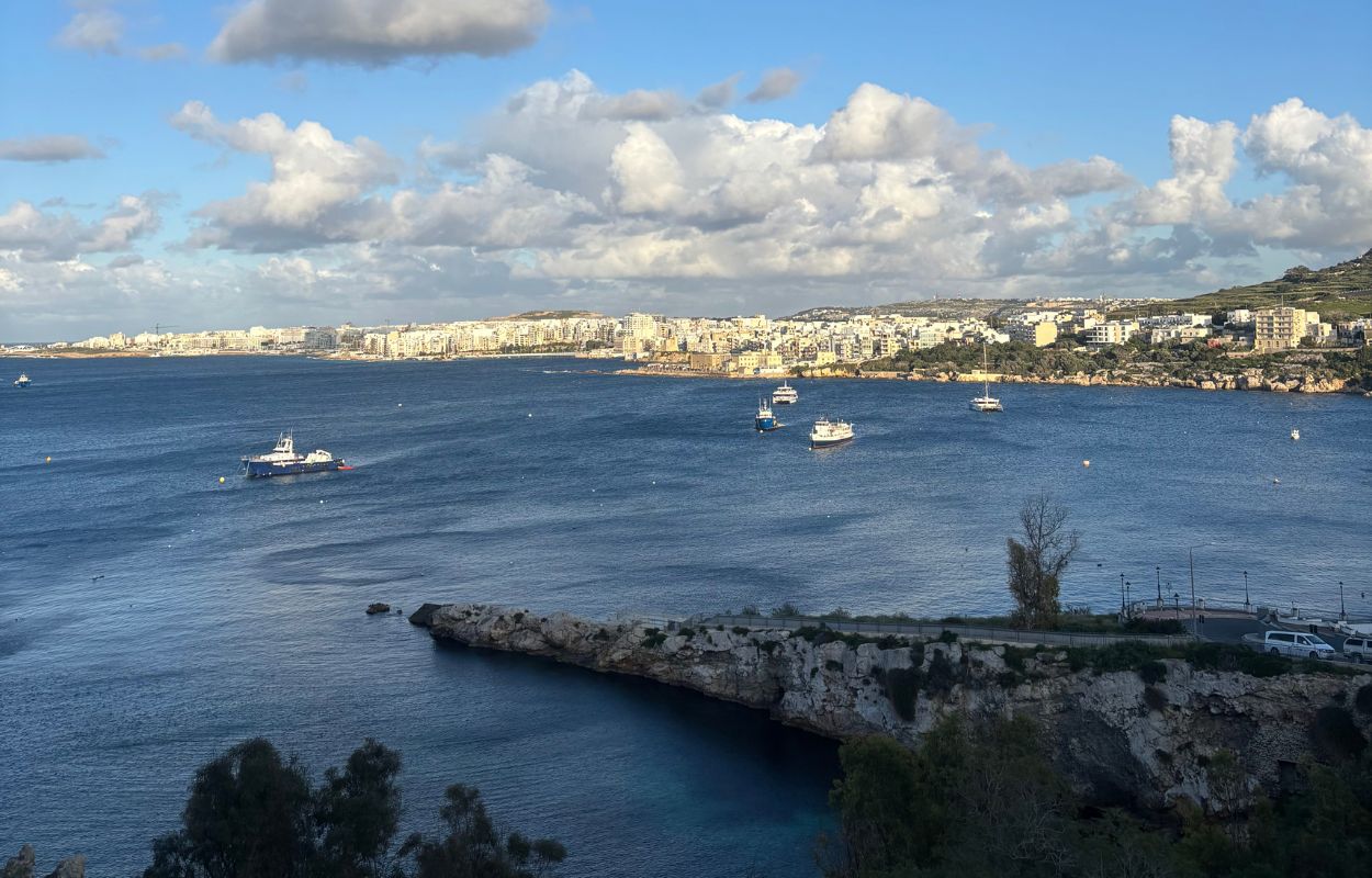 bahía de San Pablo, Malta bahía de San Pablo al norte de Malta