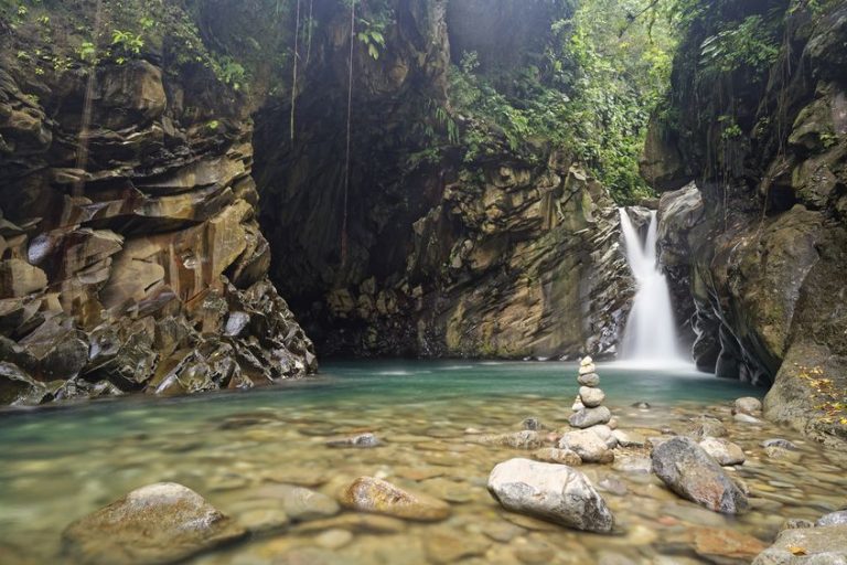 Saut du Matouba en Saint-Claude senderismo en Saut du Matouba