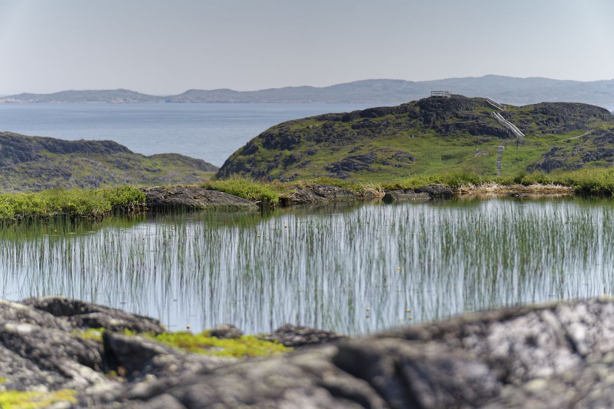 estanque magnífico en Fogo lago Fogo