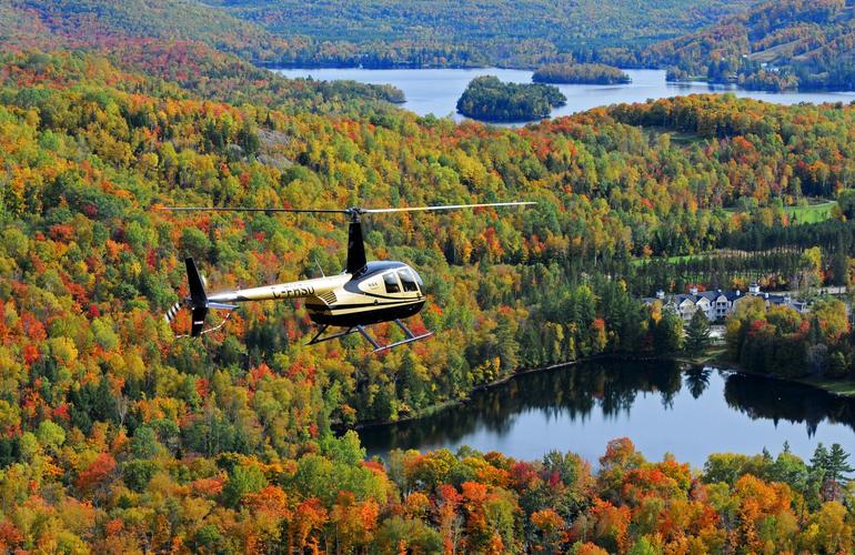 volar sobre Mont Tremblant vuelo sobre Mont Tremblant