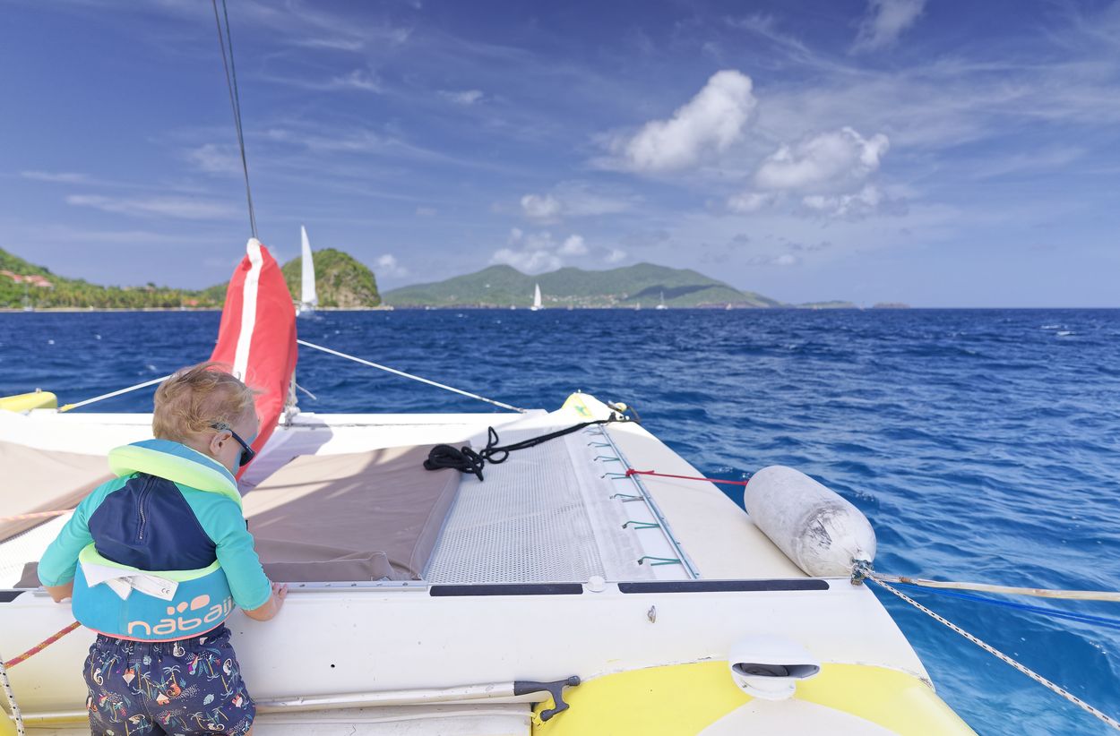 Téo en el archipiélago de Les Saintes viaje en velero por el archipiélago de Les Saintes