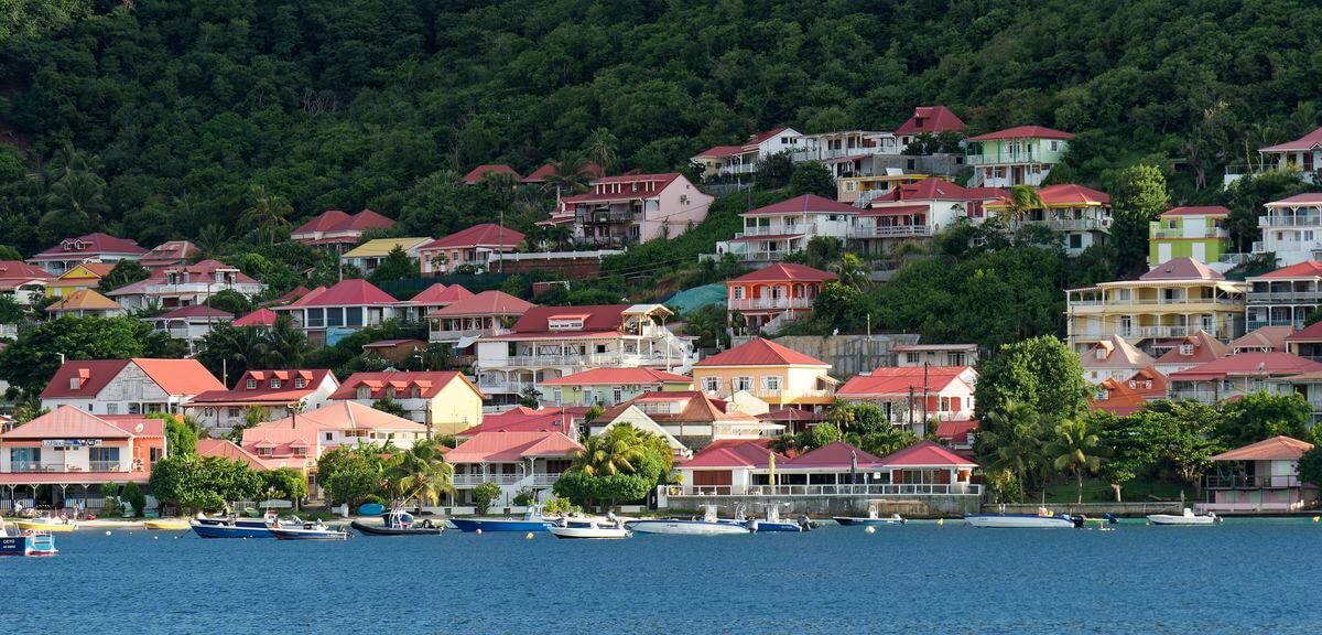 archipiélago de Les Saintes, Terre-de-Haut llegada a Terre-de-Haut, Saintes