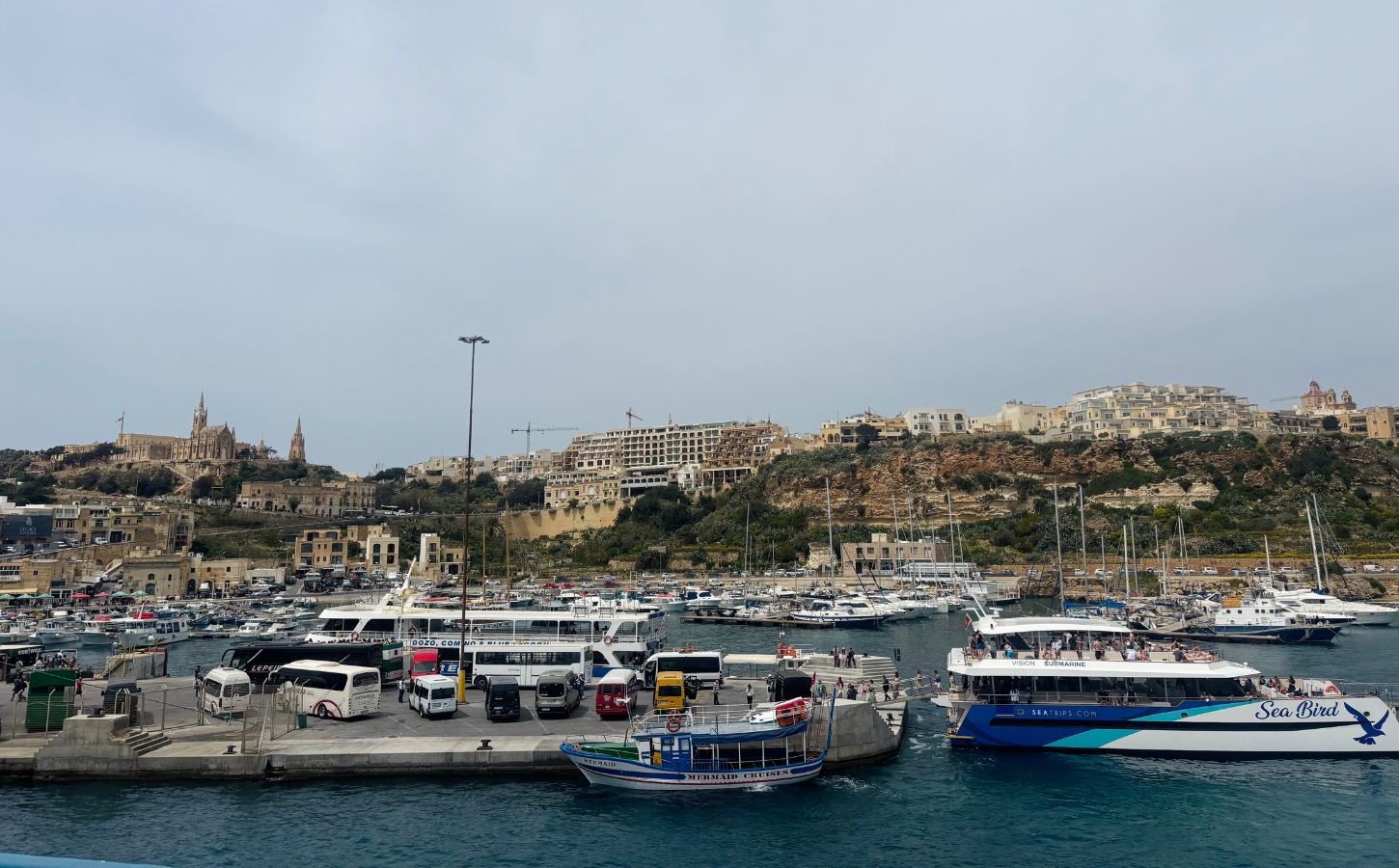 cruce Malta Gozo barcos Malta Gozo