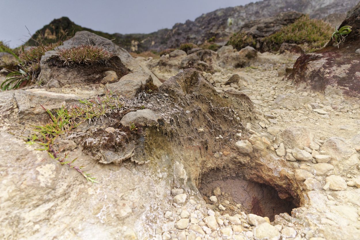 agujero Soufrière agujero Soufrière