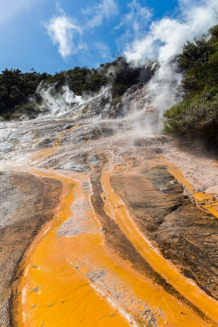 viajar a Orakei Korako, Nueva Zelanda viajar a Orakei Korako en Nueva Zelanda