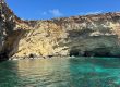 laguna de cristal en Comino