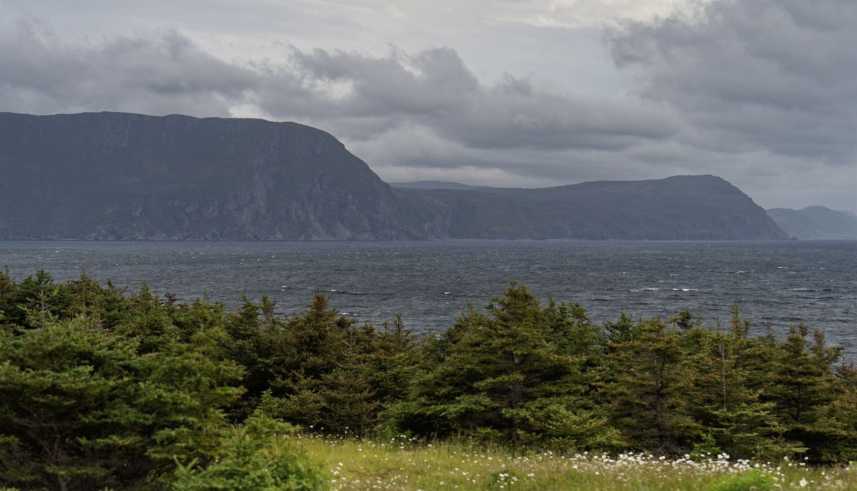 vista del Parque Nacional Gros Morne entrada al parque Gros Morne