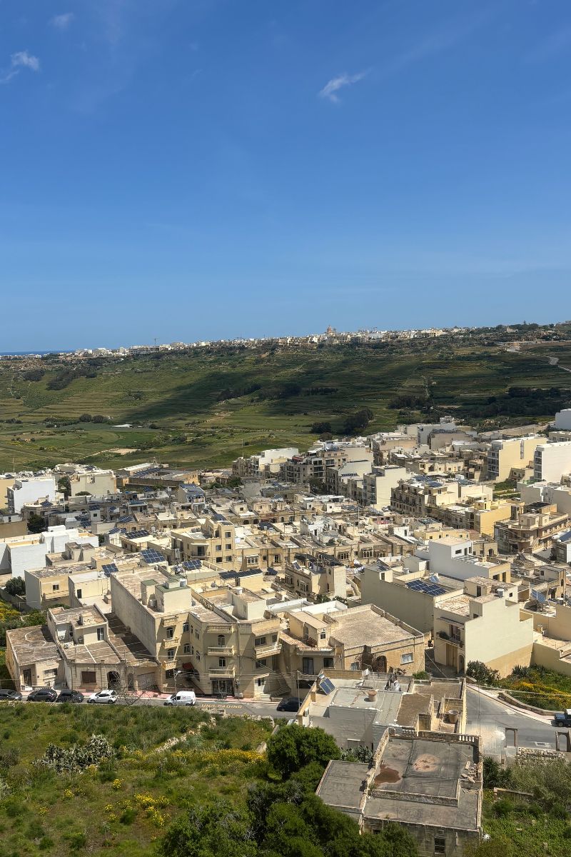 vista desde la Ciudadela de Gozo ciudadela victoria capital de gozo