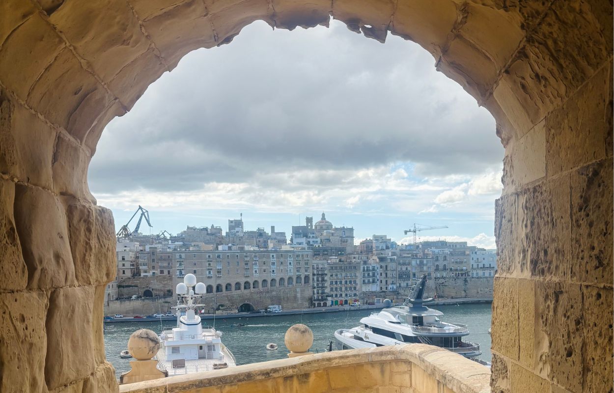 Vista desde el Fuerte de San Ángel vista de Senglea desde el Fuerte de San Ángel, Malta