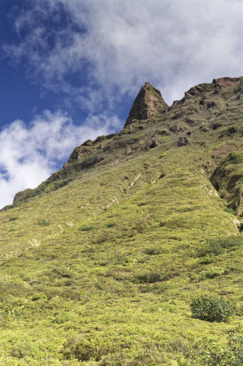 vista de la cumbre de Soufrière vista de la cumbre de Soufrière