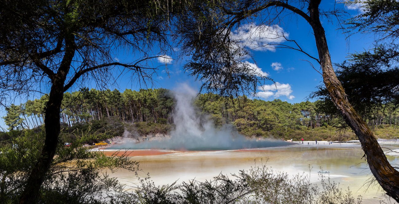 Colores de Wai O Tapu, Nueva Zelanda Wai O Tapu, Nueva Zelanda