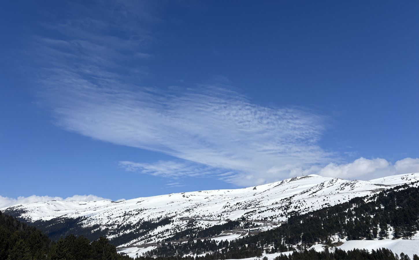 paysages enneigés en andorre hiver en andorre