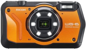 Ricoh WG-6 kompakte wasserdichte Kamera Ricoh WG-6 kompakte wasserdichte Kamera für Rucksackreisende