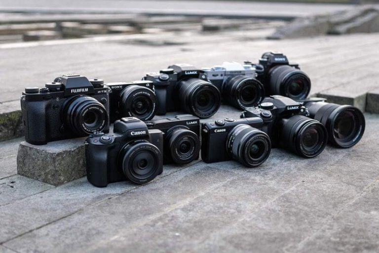 Eine spiegellose Kamera oder eine DSLR wählen Welche soll man wählen: eine DSLR oder eine spiegellose Kamera?