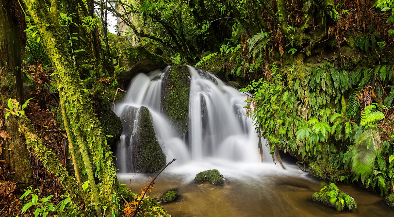 Nicht perfekte Wasserfallbilder Wasserfallbild mit Standard