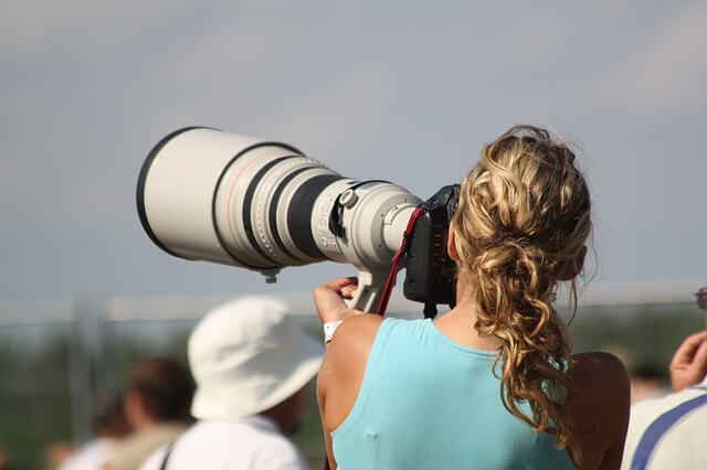 Fotografie mit langem Objektiv