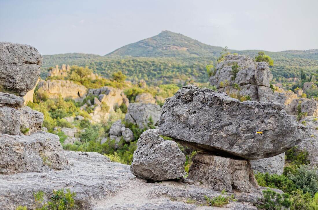 Felsen im Cirque Felsen in Mourèze
